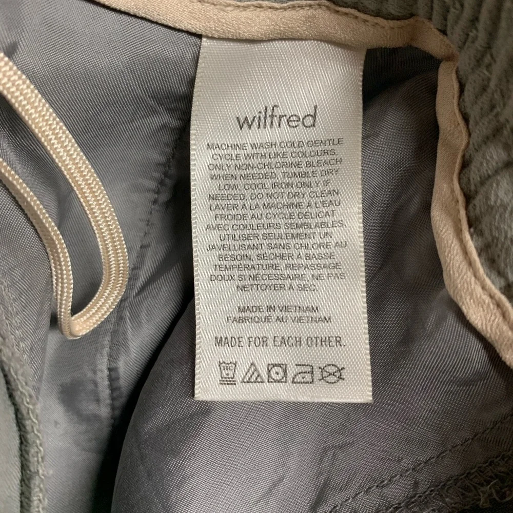 Atrizia Wilfred Gray Shorts Lightweight Elastic Waist Size L - Picture 3 of 6